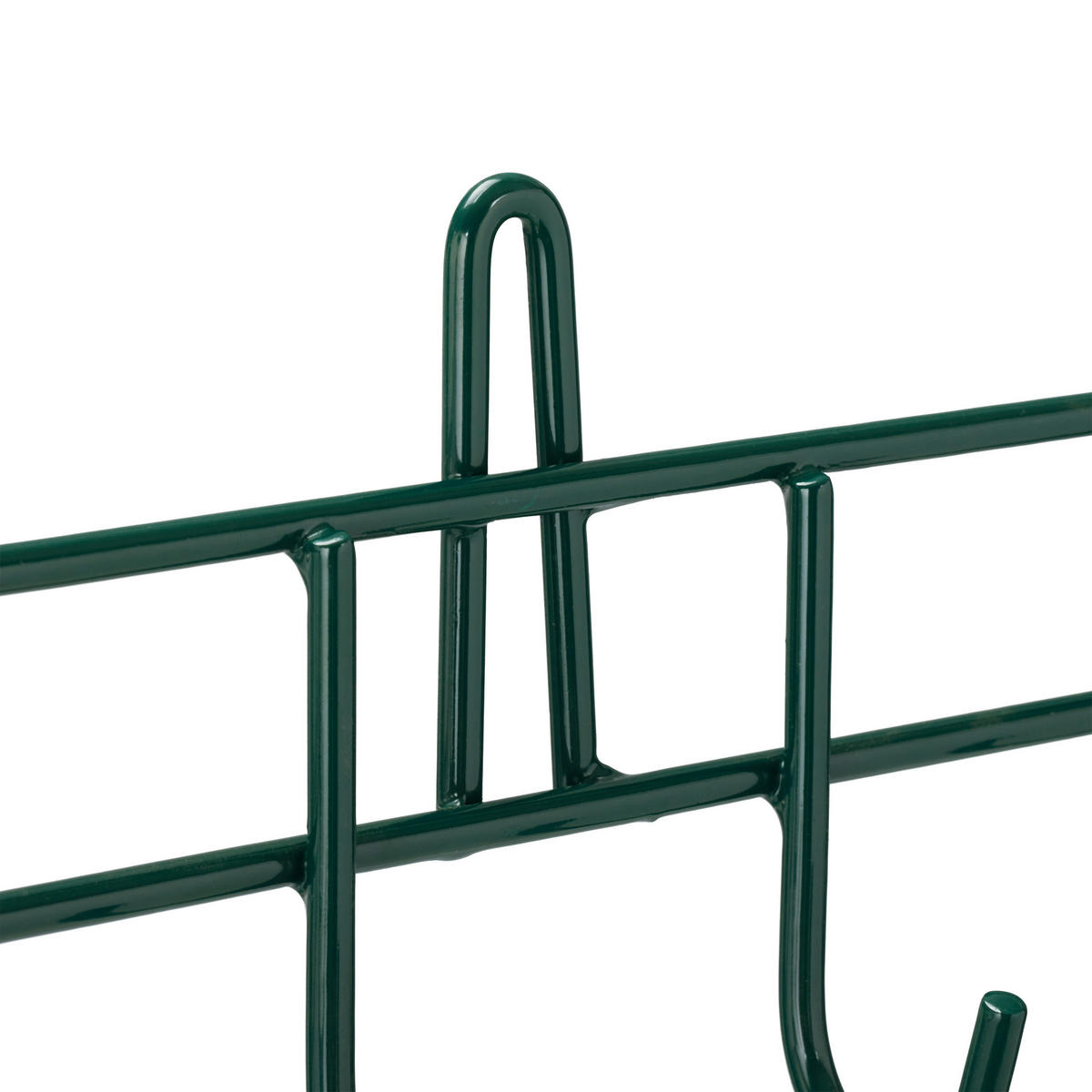 GERÄTEHALTER - Dunkelgrün, Metall (100/12/5cm) - Relaxdays