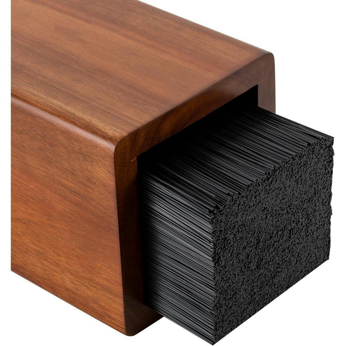 MAGNETISCHER Messerblock aus Akazienholz, 360° drehbarer Küchenmesserhalter - Braun, Holz (11/24.6/11cm)