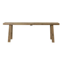 BANK Safane Braun 108/20/36,5 cm - Braun, Holz (20/36.5/108cm) - Light & Living