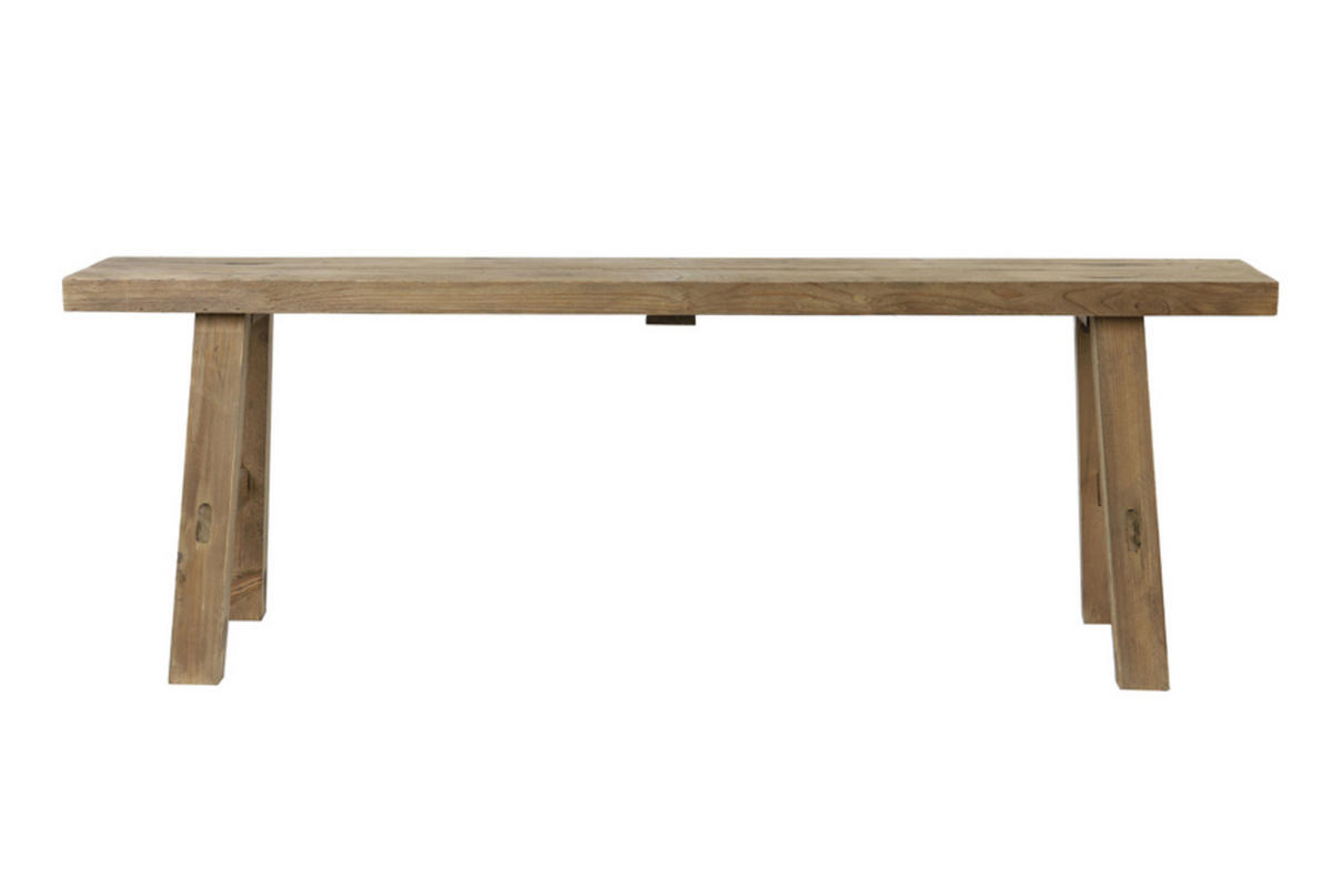BANK Safane Braun 108/20/36,5 cm - Braun, Holz (20/36.5/108cm) - Light & Living