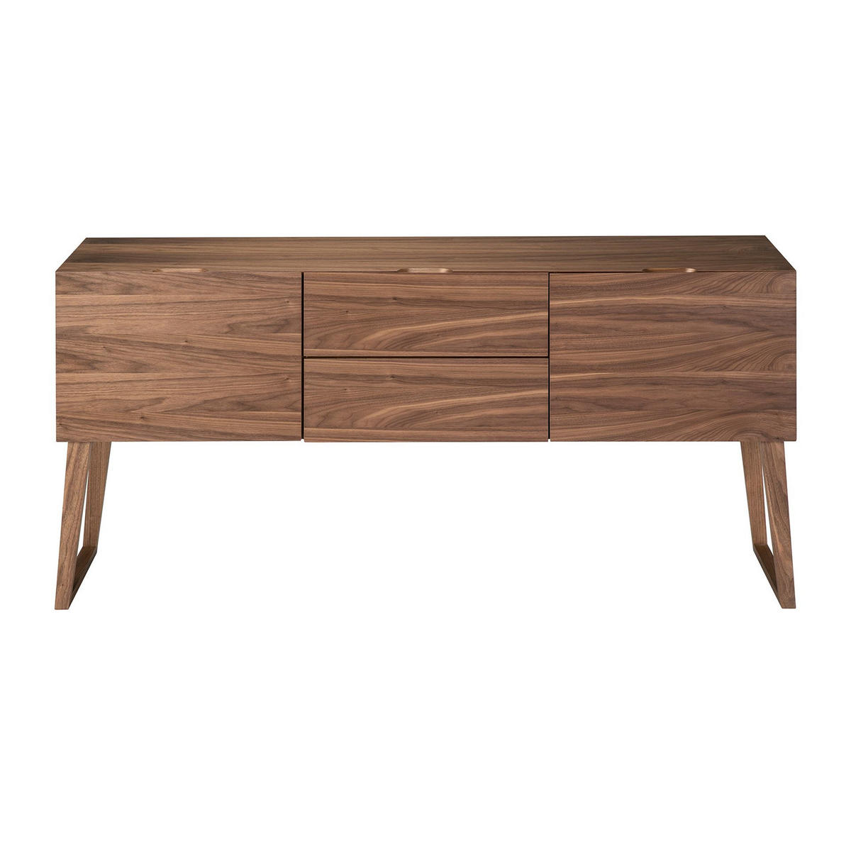 SIDEBOARD Anrichte Nussbaum 160/40/80 cm - Walnussfarben, Holz (160/80/40cm) - ANGEL CERDA