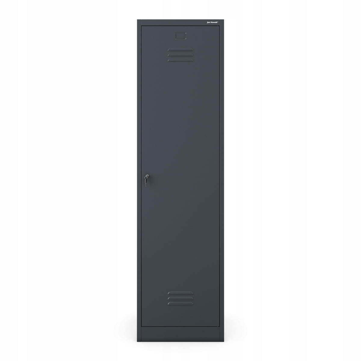 BESENSCHRANK Haushaltsschrank AGNES 185x50x50 cm - Anthrazit, Metall (50/185/50cm) - Jan Nowak