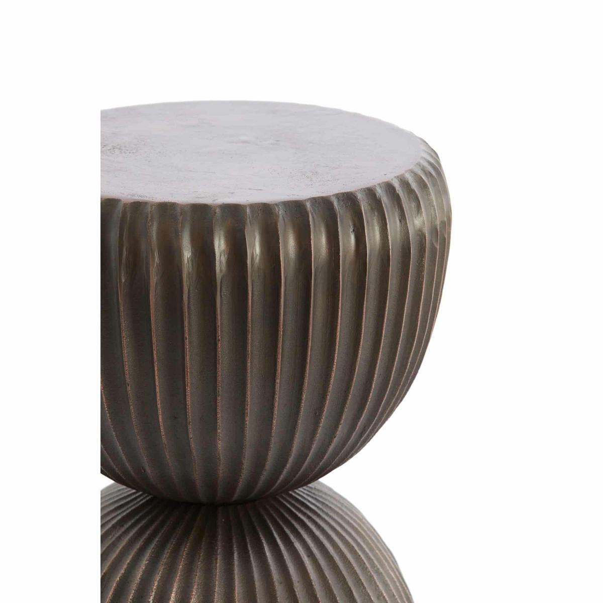 BEISTELLTISCH Mizurina Bronze 34/34/49 cm - Bronzefarben, Metall (34/34/49cm) - Light & Living