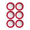 SUPPENTELLER Doppio Rot ø 22 cm 6er Set - Rot, Keramik (22cm) - Ritzenhoff Breker
