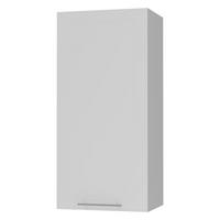 KÜCHENHÄNGESCHRANK Kvantum W4/45 Weiß Matt / Grau Matt 45 / 32,5 / 96cm - Weiß/Grau, Holz/Holzwerkstoff (45/96/32.5cm) - Feldmann-Wohnen