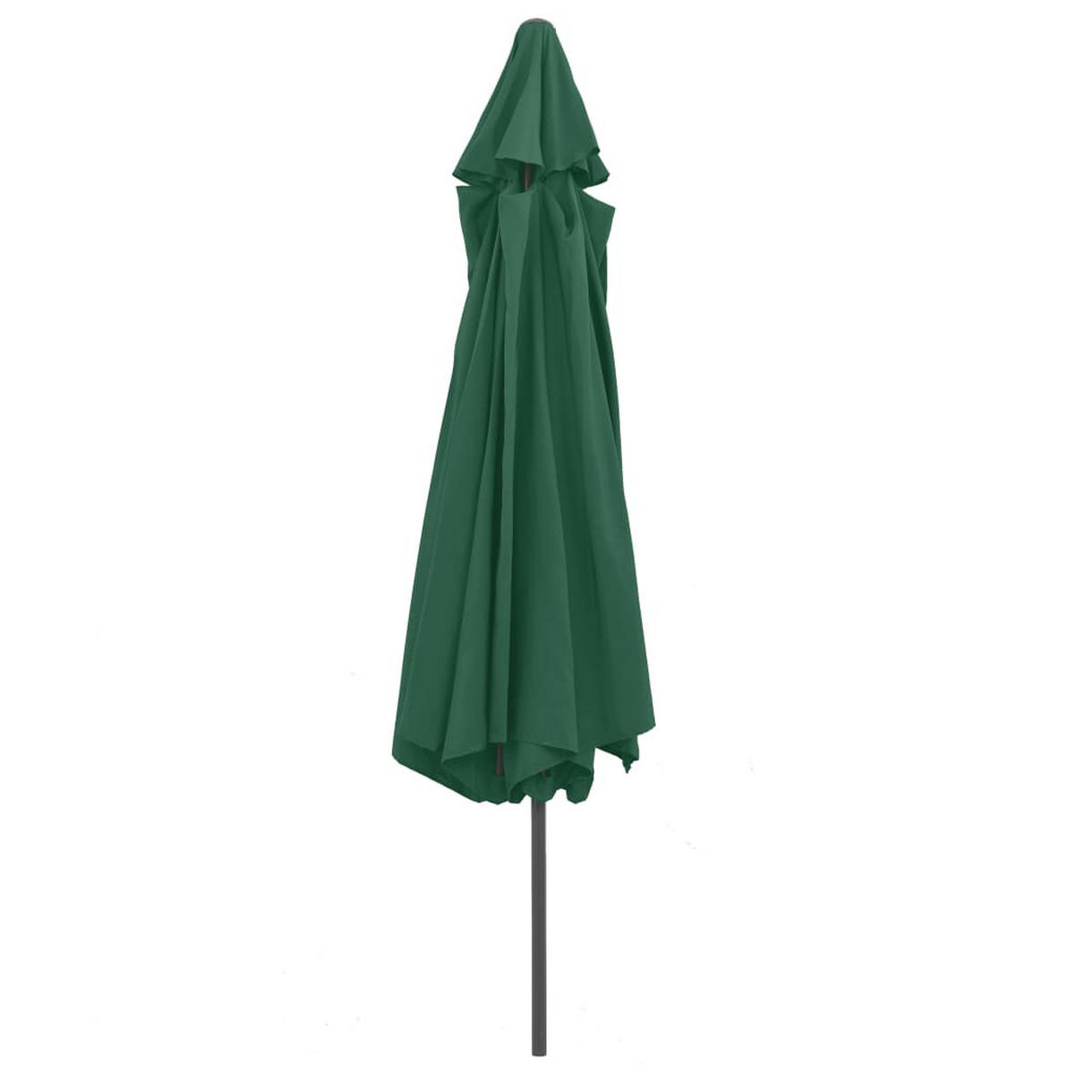 SONNENSCHIRM Mit Metall-Mast 390 Cm Grün - Grün, Textil (390/390cm) - vidaXL