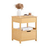 NACHTTISCH Natur - Naturfarben, Holzwerkstoff (45/55/37cm) - SoBuy