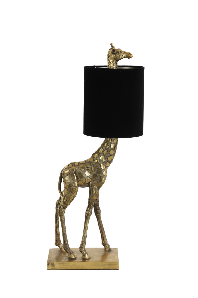 TISCHLAMPE Giraffe Bronze Ø26/61 cm - Bronzefarben, Kunststoff (26/16/61cm) - Light & Living