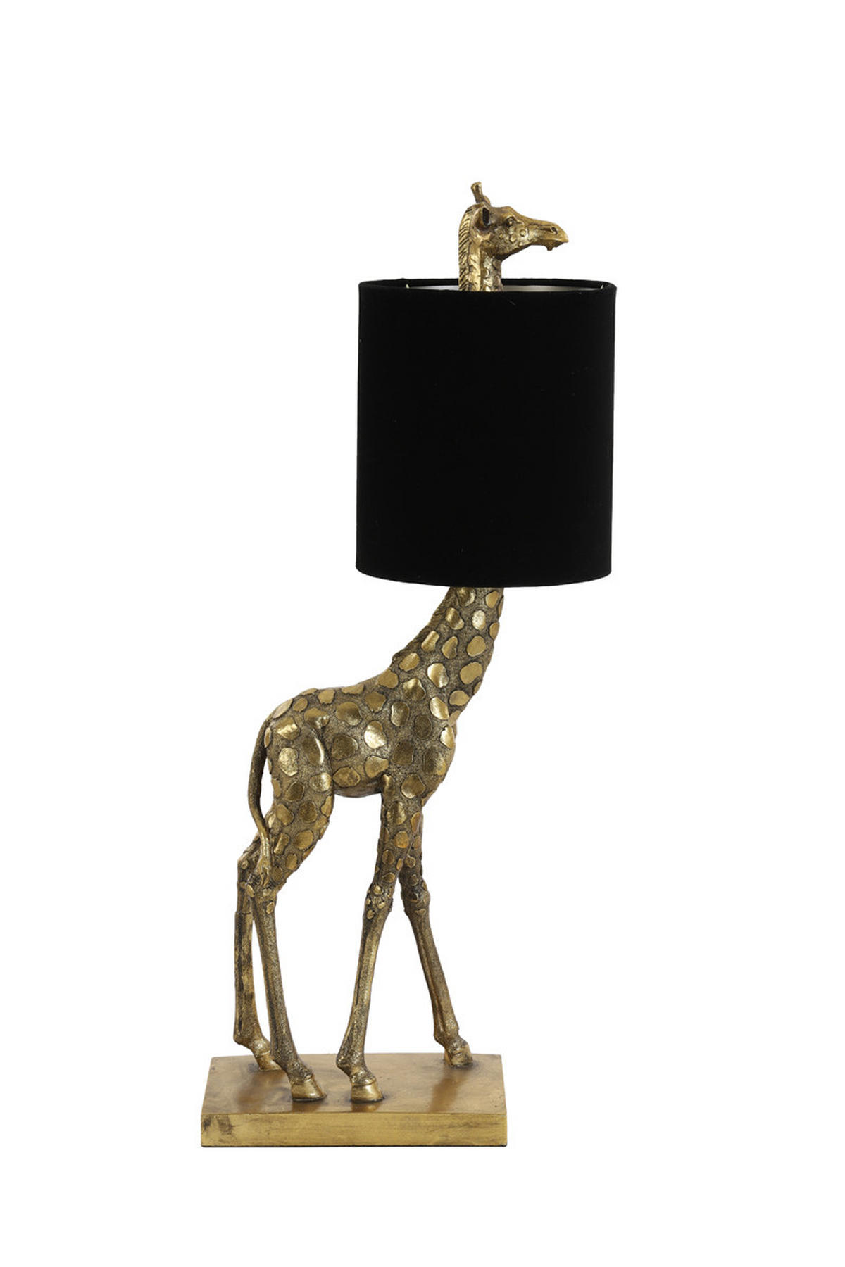 TISCHLAMPE Giraffe Bronze Ø26/61 cm - Bronzefarben, Kunststoff (26/16/61cm) - Light & Living