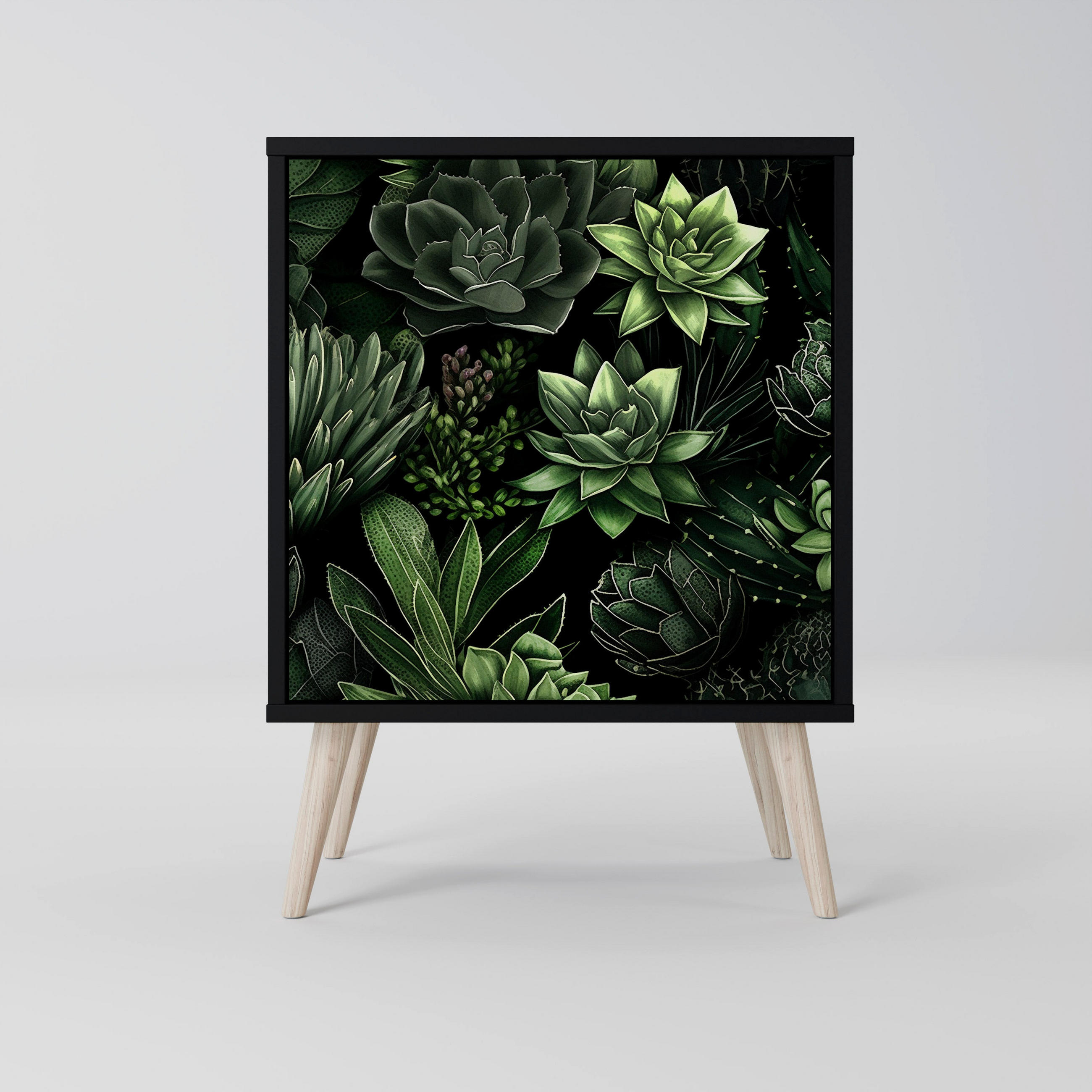 SpaceRebels Sideboard Schwarz 57.5x77.5x42 cm