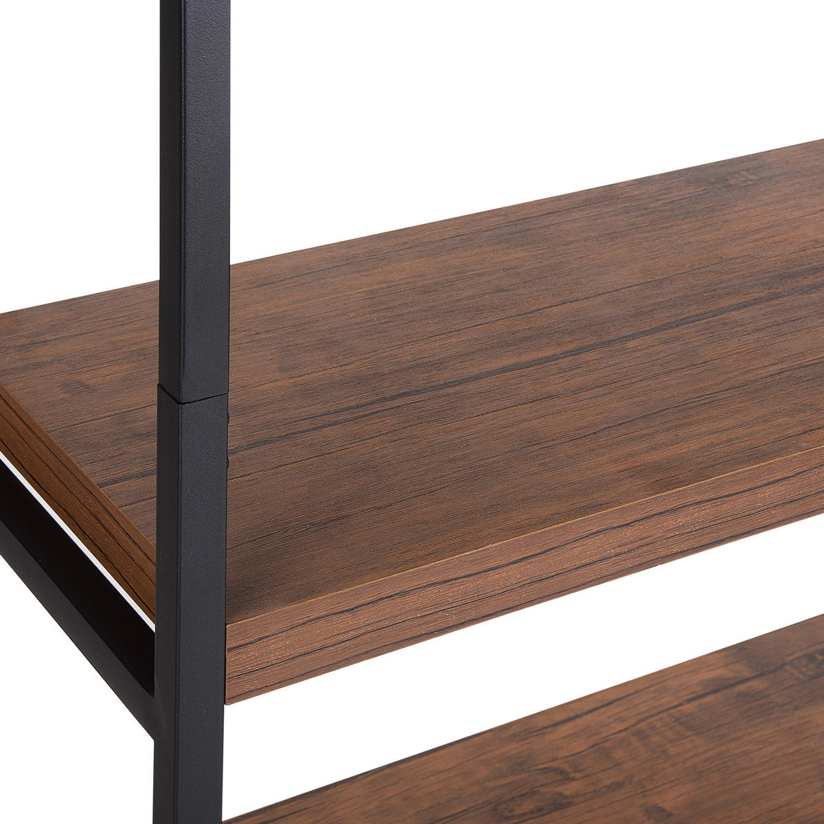REGAL 4 Fächer Tifton - Dunkelbraun, Holzwerkstoff (100/155/30cm) - Beliani