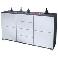 SIDEBOARD Rova Weiß matt - Weiß, Holzwerkstoff (138.5/75.5/35cm) - Vladon