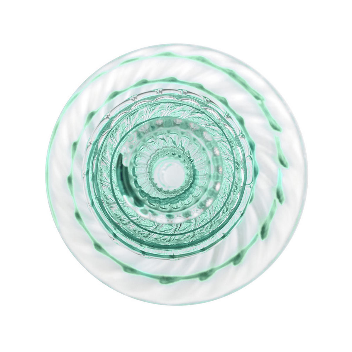 KERZENHALTER Glass wirbel hellblau m 22 cm - Hellblau, Glas (9.5/22.86/9.5cm) - Pip Studio