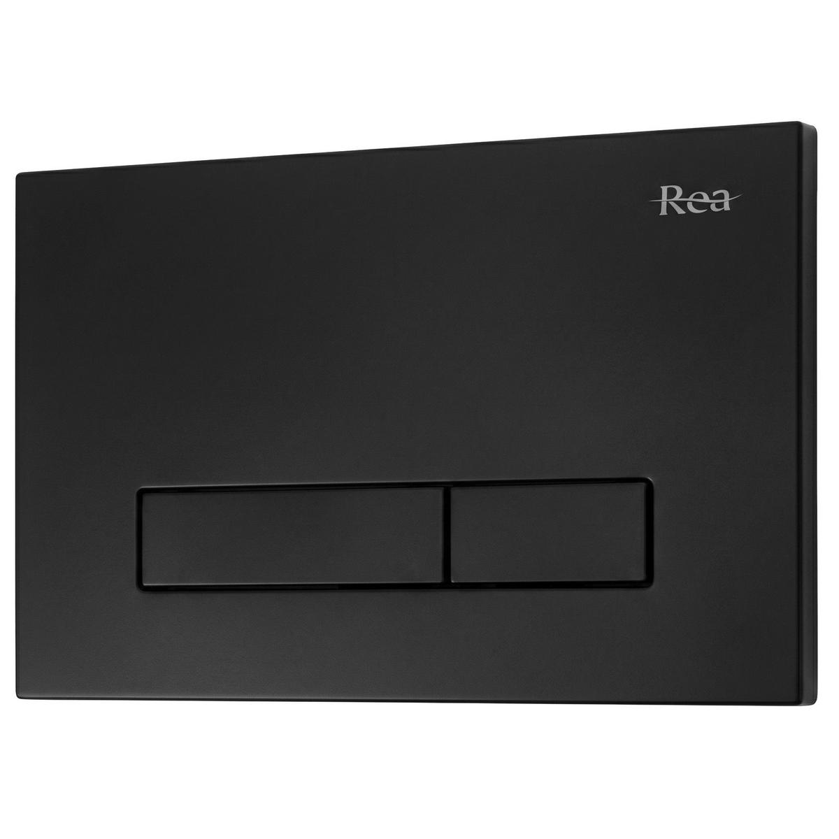 DRÜCKPLATTE Rea Hd K011a-q Und Slim 024n Black - Schwarz, Kunststoff (24.5/16/3.5cm) - REA