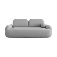 SOFA MOLLY mit Schlaffunktion TERRA FROTTE 05 mit Stauraum - Grau, Textil (121/94/255cm) - Bedante