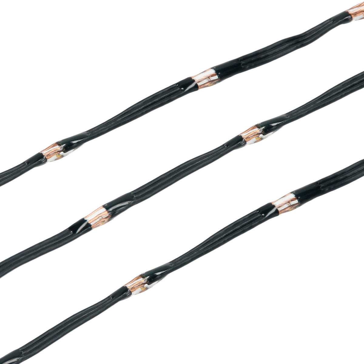 LED MICRO CLUSTER LICHTERKETTE Cluster Lichterkette 24m 800 LED Extra-Warmweiß 8Modi Außen - Grün, Kunststoff (2700cm) - ECD-Germany