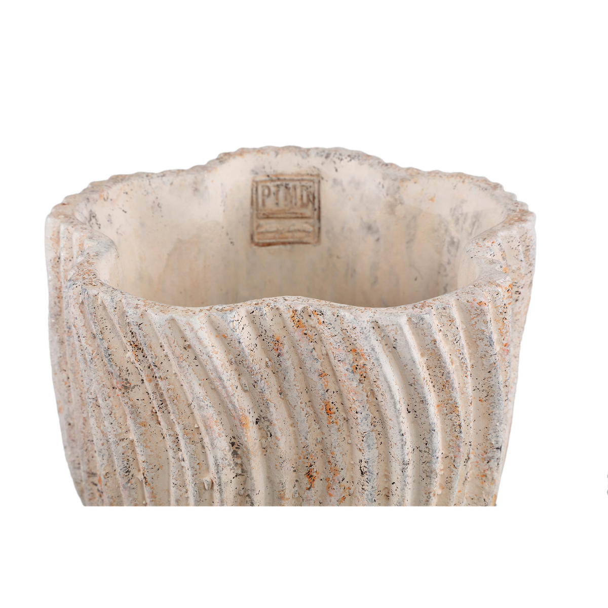 TOPF Robbien Rosa 20/20/20cm - Pink, Stein (20cm) - PTMD Collection