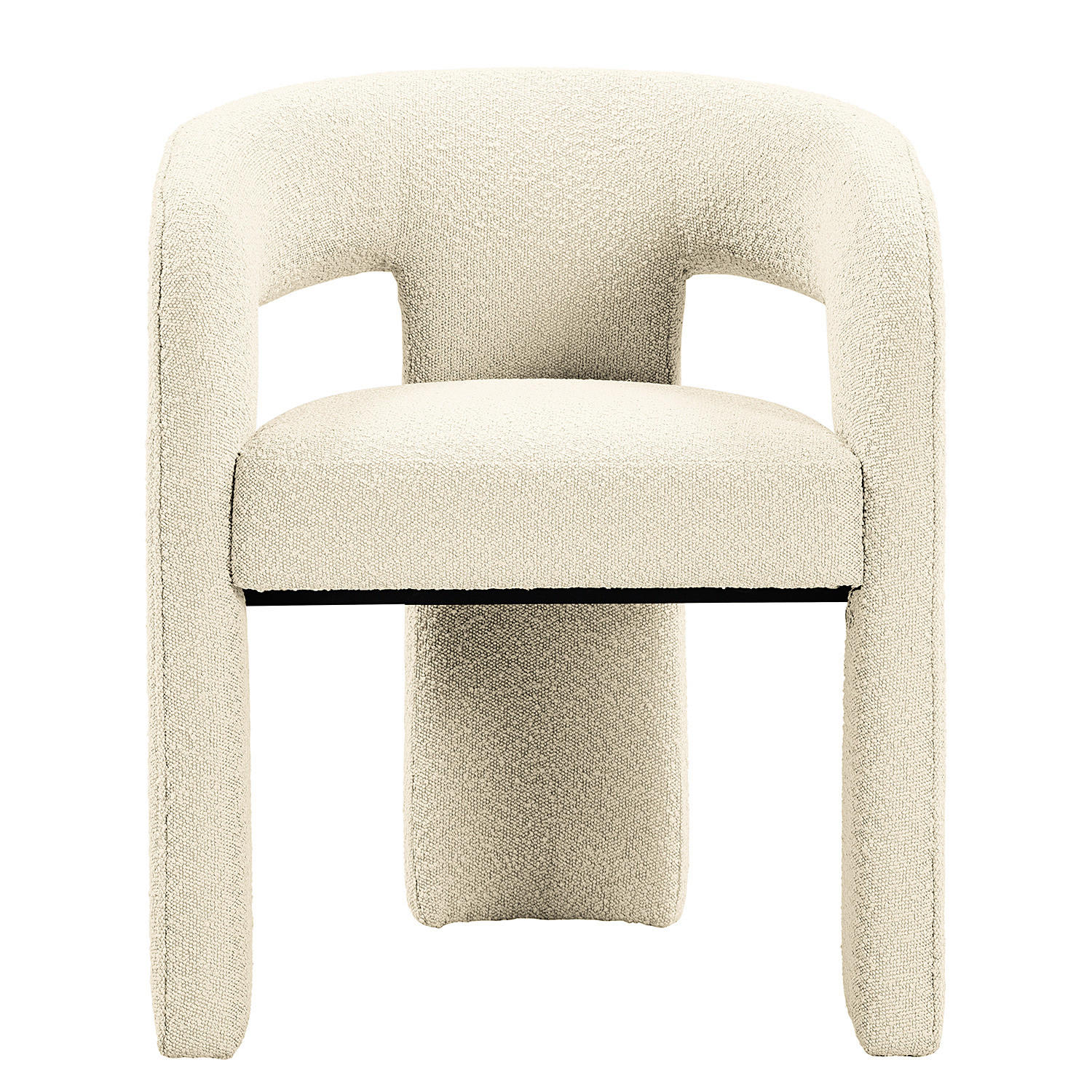 ARMLEHNENSTUHL - 2er-Set - Creme, Textil (64/75/60cm) - home24