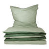 BETTWÄSCHESET Doubleface - Renforcé - 2-teilig - 135 x 200 cm - Grün - Grün, Textil (135/200cm) - SCHIESSER
