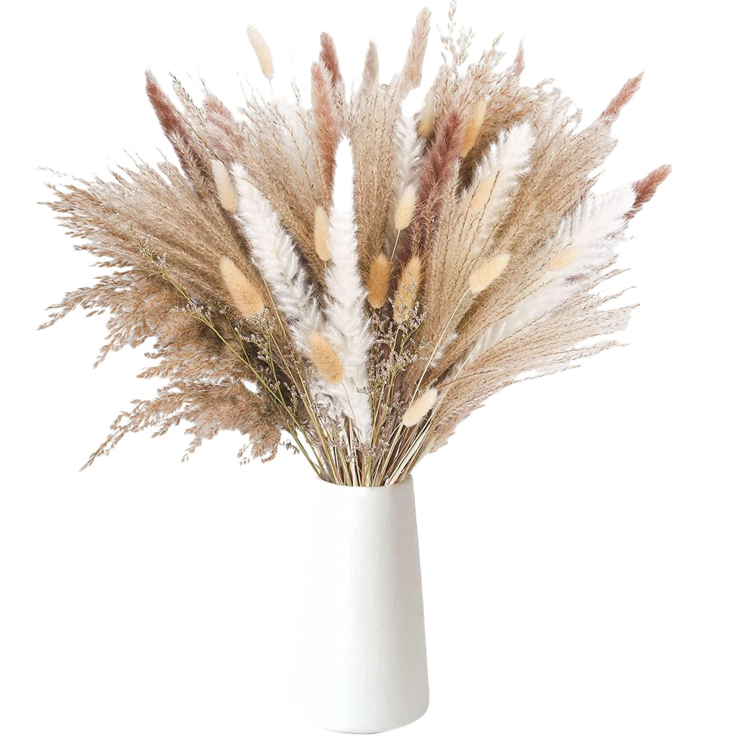 TROCKENBLUME 85 Stück, Boho-Blumen - Multicolor, Naturmaterialien (10cm) - Kaket