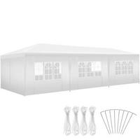 PAVILLON Miramas,wasserdicht,weiß - Weiß, Kunststoff (300/250/900cm) - tectake