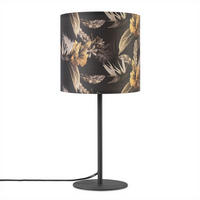 TISCHLAMPE Luca Tl Flo 004 - Schwarz, Metall (18/18/36.5cm) - Paco Home