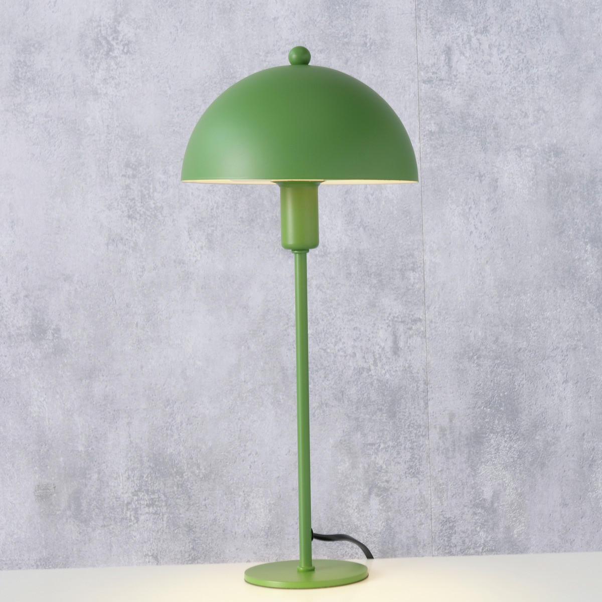 TISCHLAMPE Pilz Petunia 41 cm - Grün, Metall (18/18/41cm) - Boltze Home
