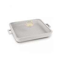 GRILLPFANNE Grau 34/34/4.5 cm BH7790 - Grau, Metall (34cm) - Berlinger Haus