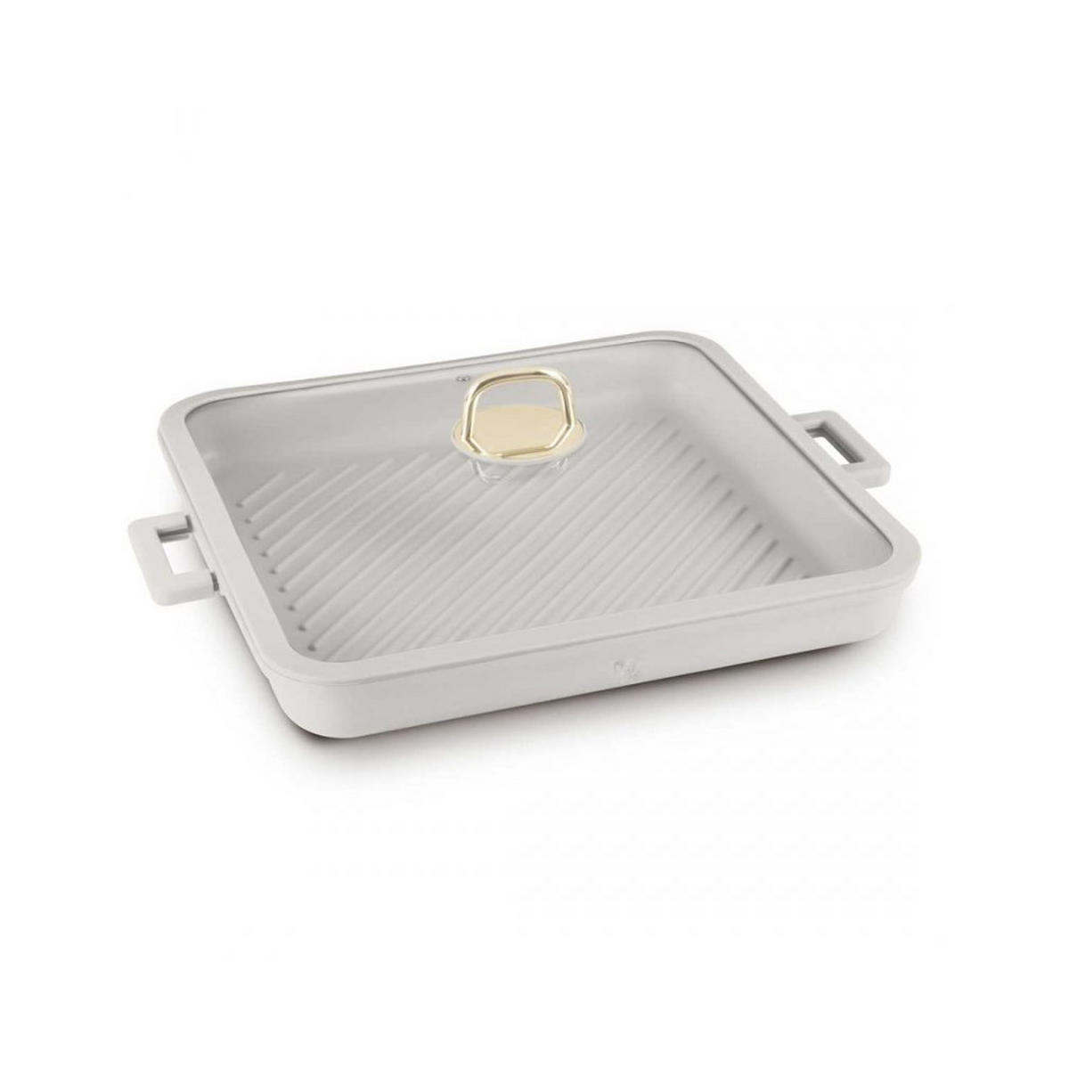 GRILLPFANNE Grau 34/34/4.5 cm BH7790 - Grau, Metall (34cm) - Berlinger Haus