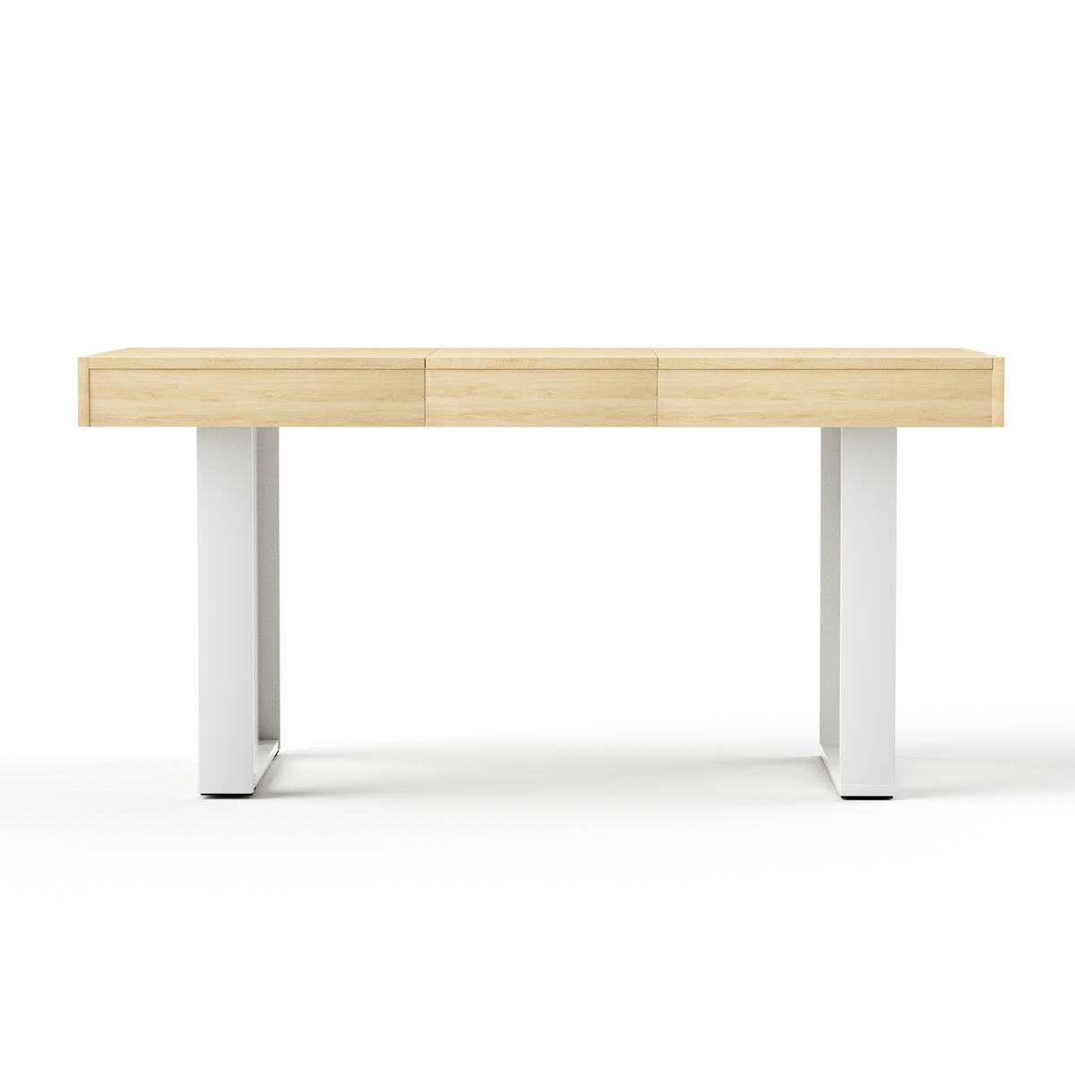 ESSTISCH ausziehbar 120-160/80/76 cm im Retro-Stil DE-39971 Natur - Naturfarben, Holzwerkstoff (75/120/75cm) - ComfortXL