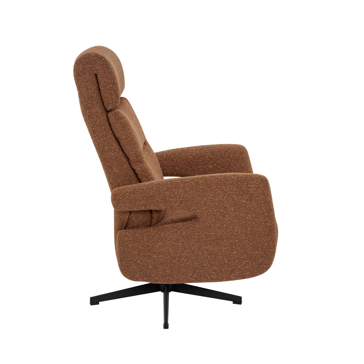 SESSEL Copenhagen - Brown - 72/88/115 cm - Braun, Textil (72/115/88cm) - LABEL51