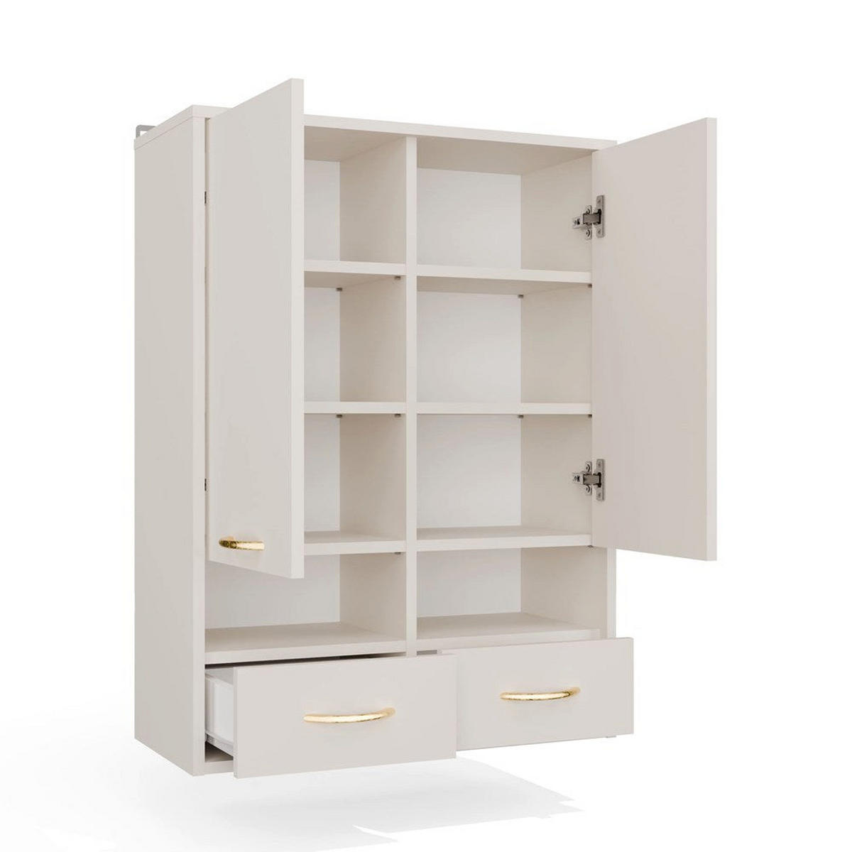 WANDHÄNGESCHRANK Viva - Kaschmir, Holzwerkstoff (66/90/30cm) - kommodly