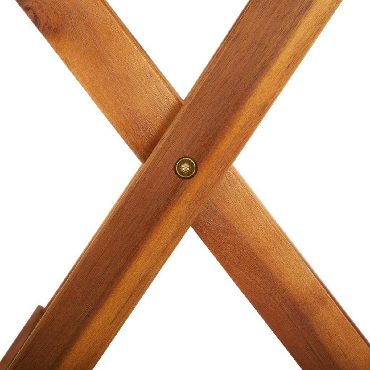 GARTENTISCH Klappbar 60/75 Cm Massivholz Akazie - Braun, Holz (60/60/75cm) - vidaXL