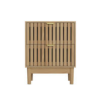 NACHTTISCH Eichefarben 45/39/57 cm - Eichefarben, Holz (45/56.5/39cm) - PANGIVO
