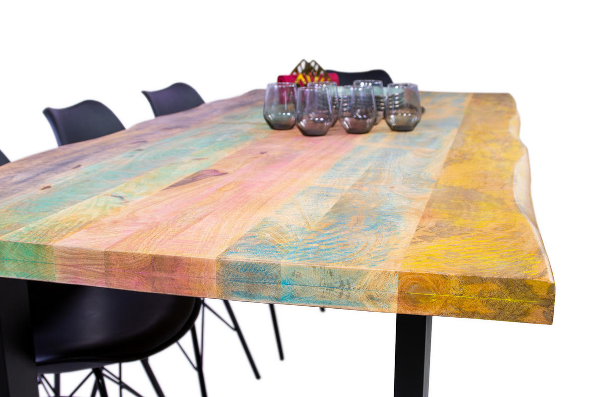 ESSTISCH LIBRO - Multicolor, Holz (85/160/77cm) - SAM