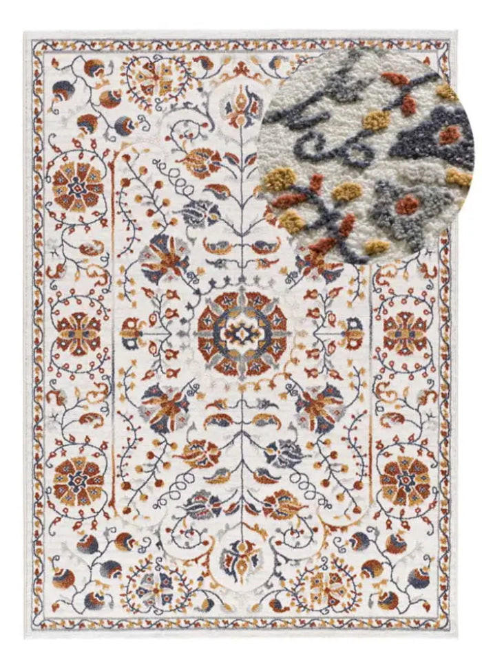 KURZFLORTEPPICH Mehrfarbig Luly 200/290 cm - Multicolor, Naturmaterialien/Textil (200/290cm) - Atticgo