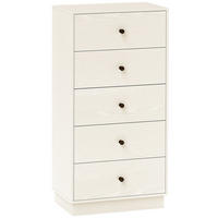 KOMMODE Creme 47/29/95 cm - Creme, Holzwerkstoff (47/95/29cm) - PANGIVO