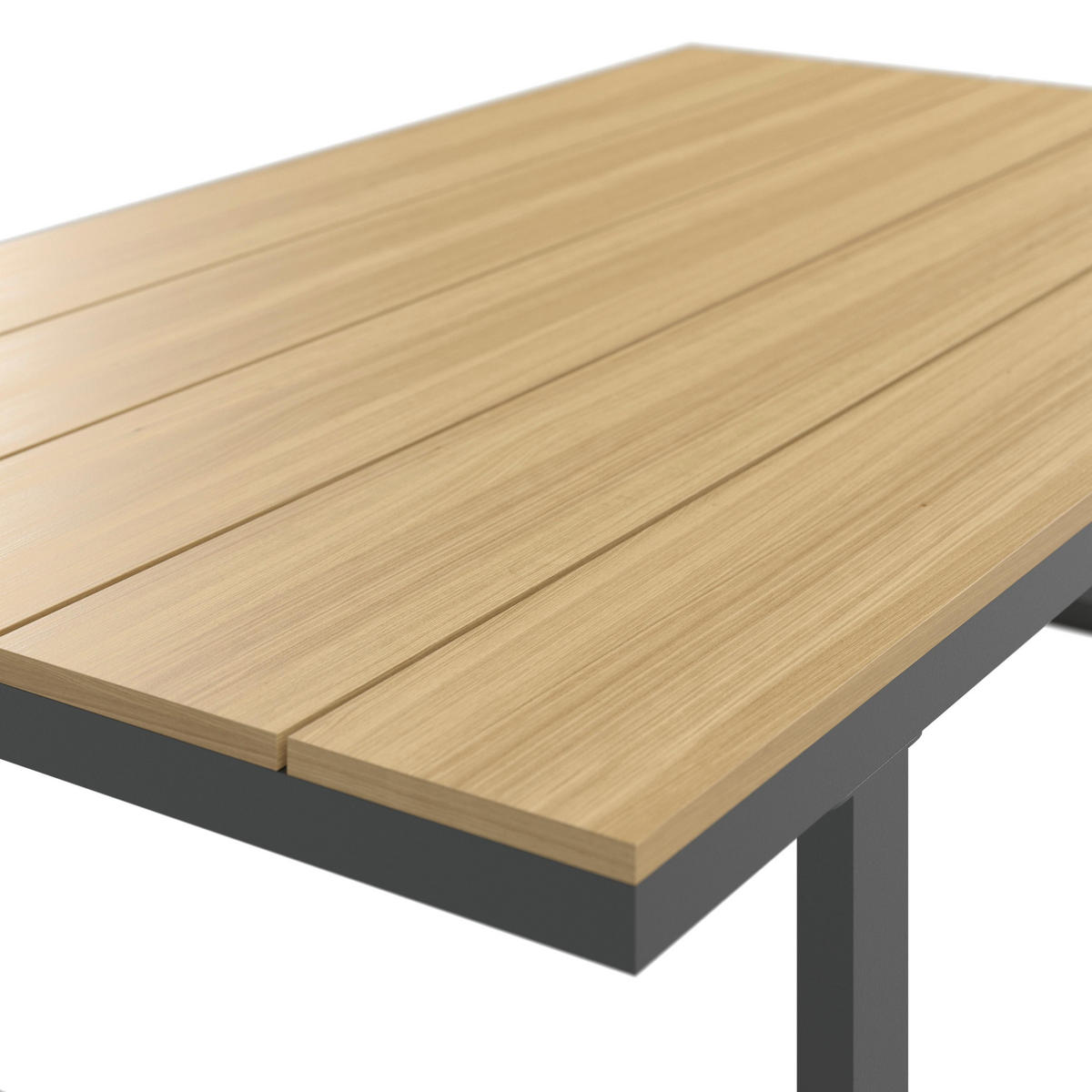 LOUNGEGARNITURSET Arianna Weiß Metall/Outdoorstoff - Creme, Metall - Bessagi Garden