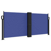 SEITENMARKISE Ausziehbar Blau 100x600 cm - Blau, Textil (100/1/600cm) - furnicato