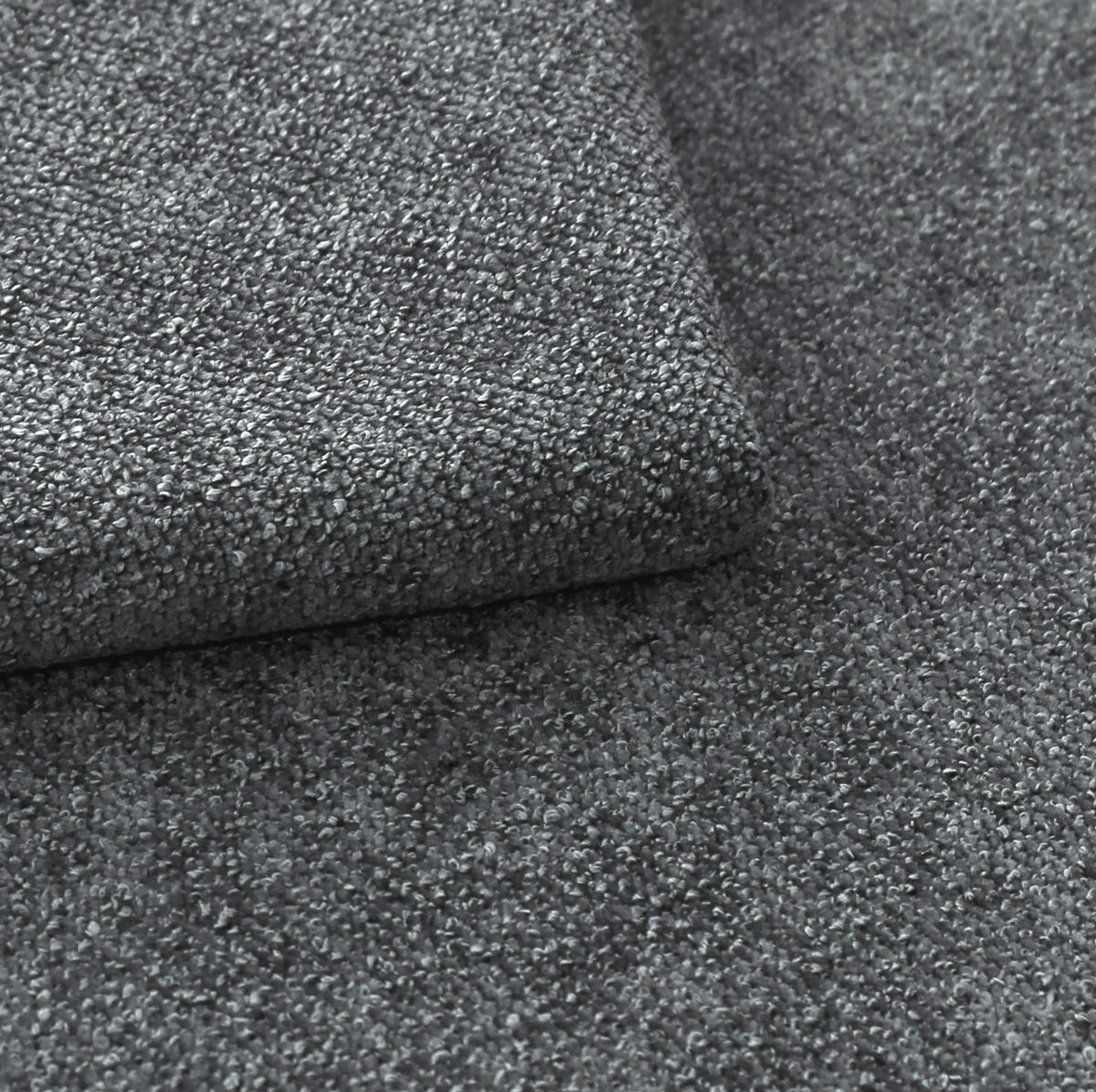 ECKSOFA grau Webstoff, Sofa 305 x 281 cm, L-Sofa rechts - Blau/Grau, Holz/Textil (305/281cm) - Inn.Furn