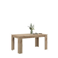 ESSTISCH Titan 90/160/76 cm - Eiche Wotan, Holzwerkstoff (90/160/76cm) - Xonox