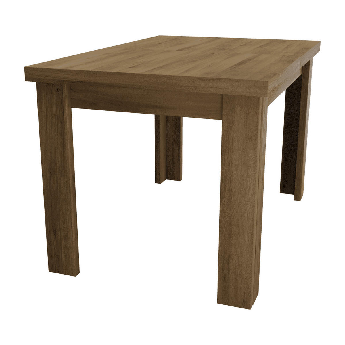 ESSTISCH ausziehbar 120-160 x 80 x 75,5 cm Eiche Lefkas - Eichefarben, Holzwerkstoff (80/120/75.5cm) - Koseto