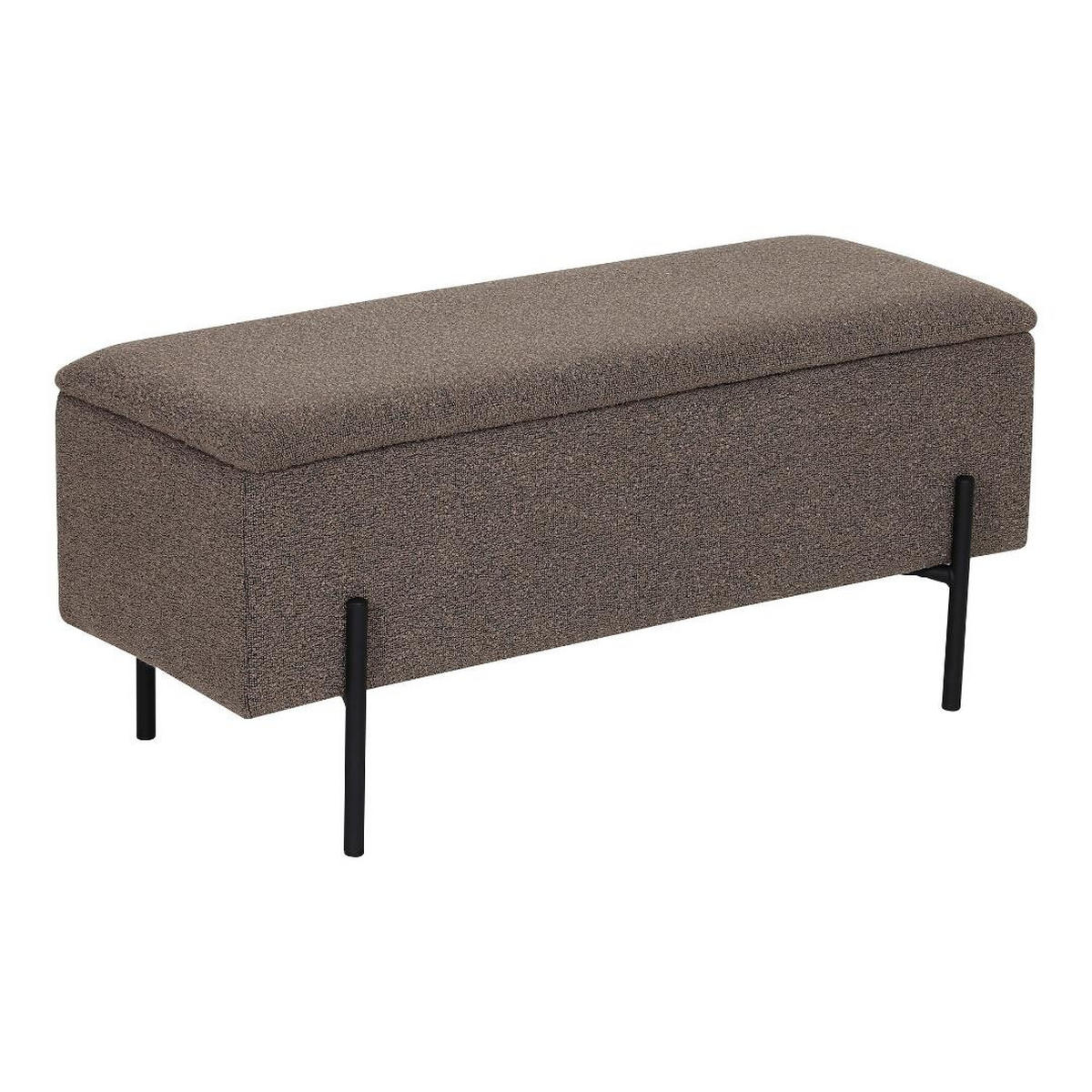 SITZBANK, Embla, Braun, Polyester, 37 x 95 x 43 cm - Braun, Textil (37/43/95cm) - ebuy24