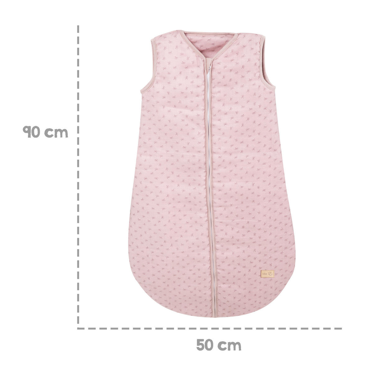 BABYSCHLAFSACK Lil Planet 90 cm rosa - Altrosa, Textil (50/90cm) - Roba