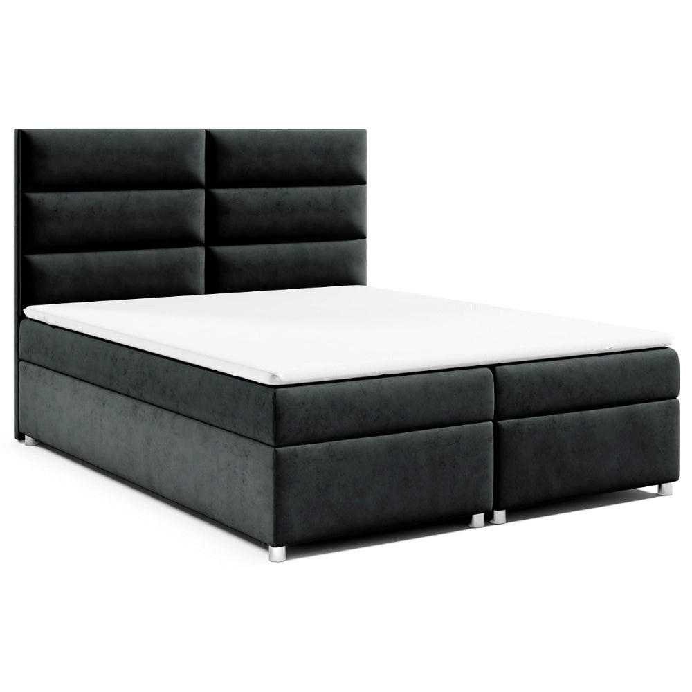 Best For Home Boxbett Schwarz 140x200 cm