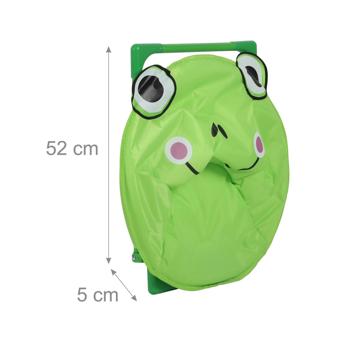 MOONCHAIR - zelena, kovina/umetna masa (50/47/48cm) - Relaxdays