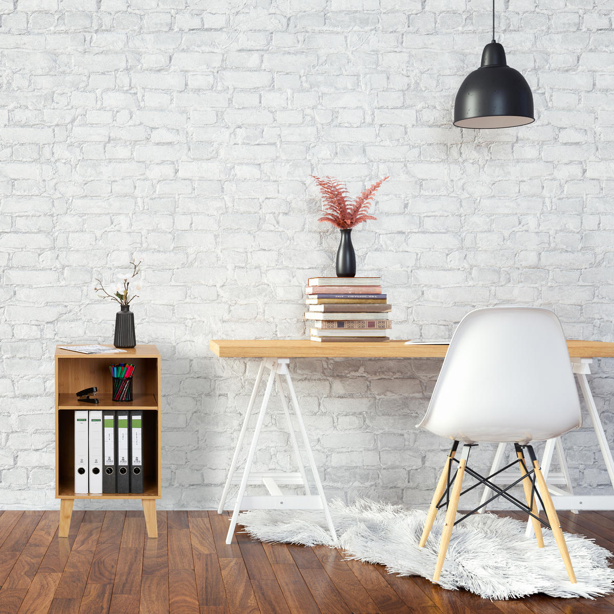 BÜCHERREGAL - Hellbraun, Holz/Holzwerkstoff (40/70/35cm) - Relaxdays
