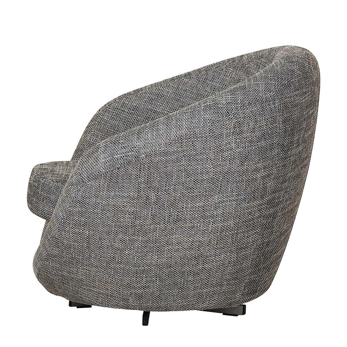 DREHSESSEL - Grau, Textil (92/75/80cm) - home24