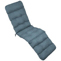 DECKCHAIRAUFLAGE Flair DC 200x50x8cm Taubenblau - Blaugrau, Textil (50/200cm) - Beautissu 