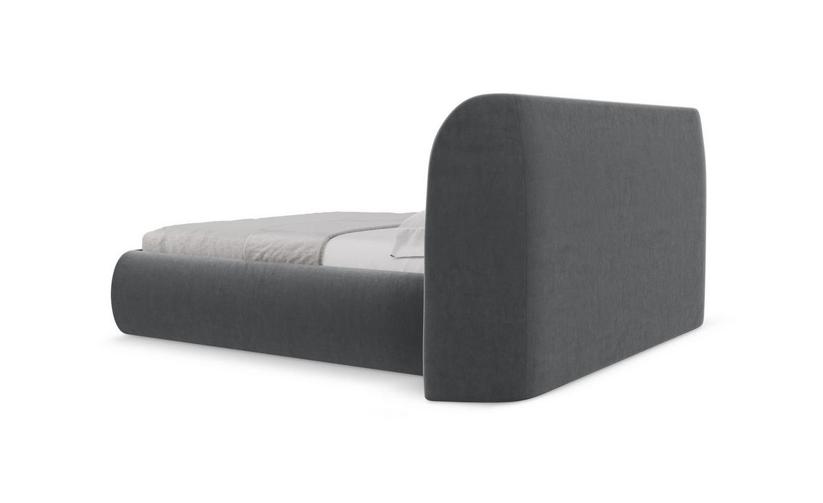 POLSTERBETT mit Bettkasten und Lattenrost 160x228 Violett - Lila/Flieder, Kunststoff/Textil (140/200cm) - Makamii